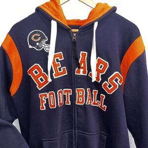 NFL Chicago Bears‎ Full Zip Hoodie Mens G-III Sports Apparel Small Spell Out
